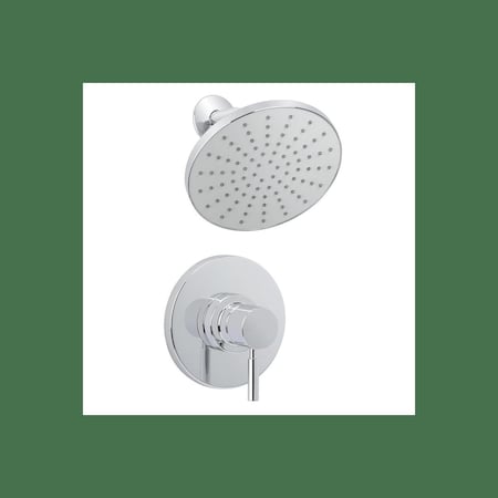 Miseno Mia Shower Trim with Single Function Rain Showerhead, Polished Chrome MS-550425-S-CP